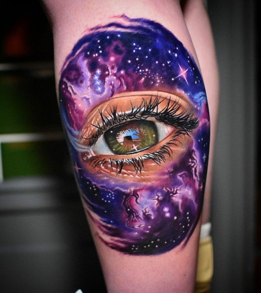 Universe sleeve tattoo