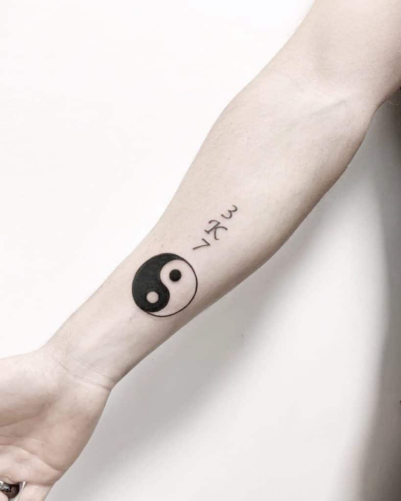 Yin yang tattoos