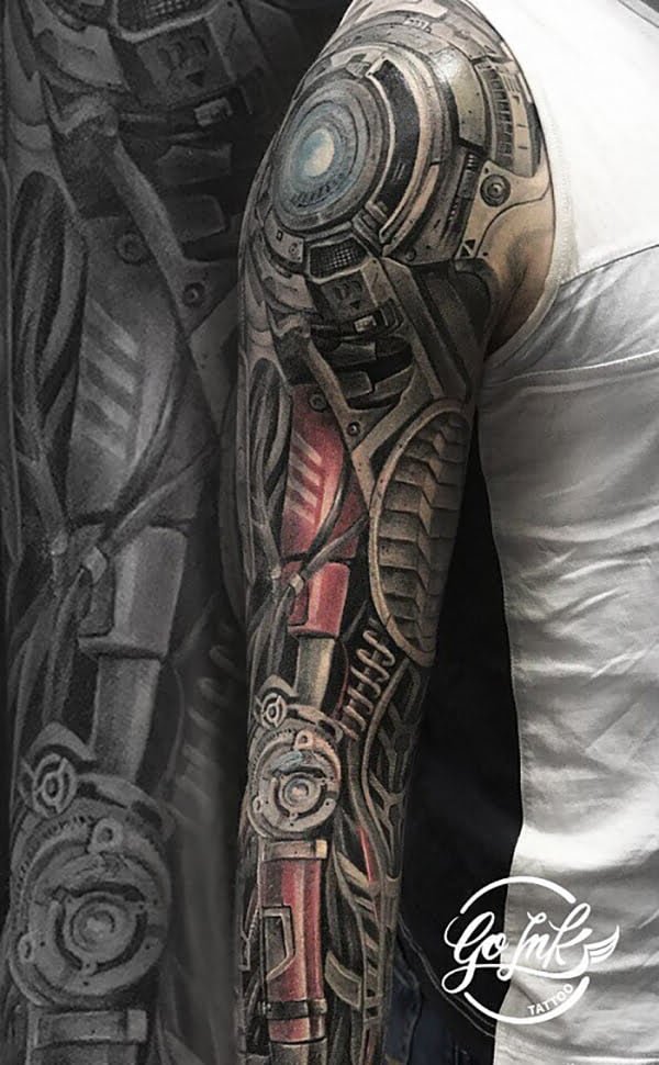 Robot Arm Tattoo