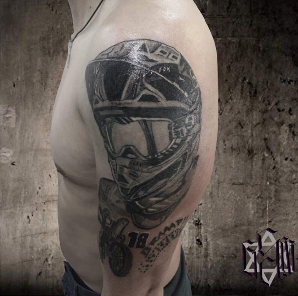 motocross tattoo