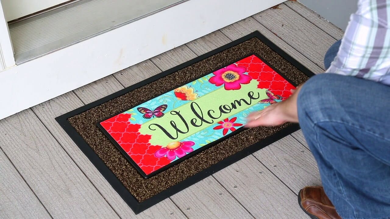 HF by LT Bear Welcome 100% Coir Doormat Naturally Durable 18 x 30 inches PVC-Backing Sustainable 