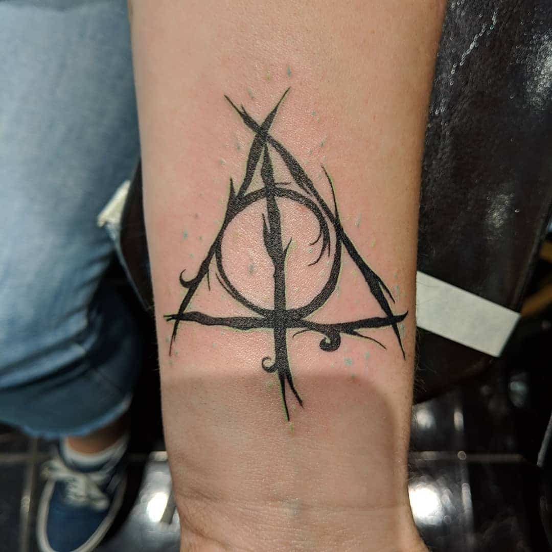 101+ deathly hallows tattoo designs you need to see! - Outsons