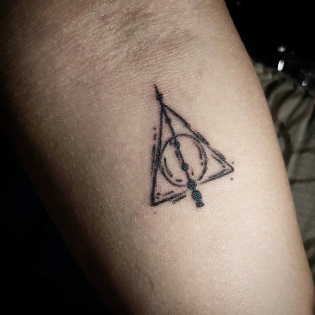 101 Best deathly hallows tattoo designs you need to see! - Outsons