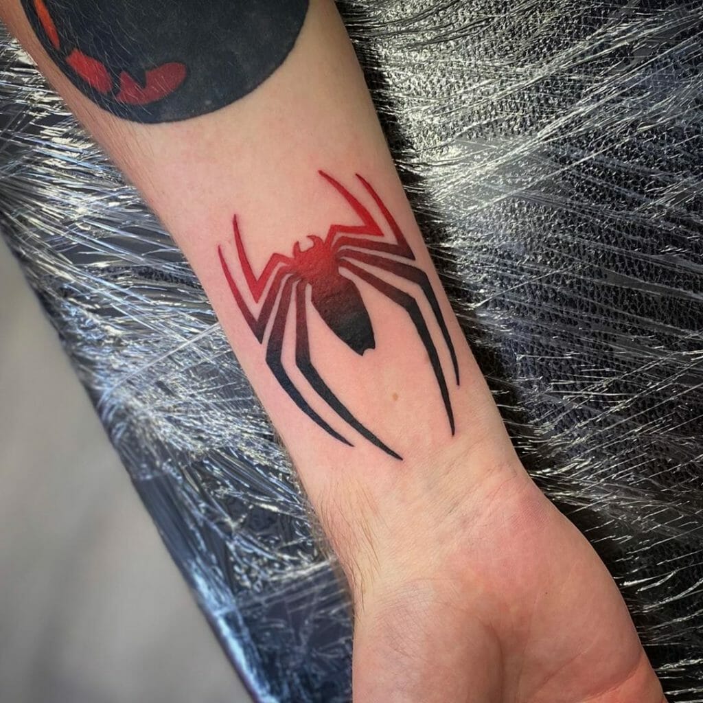 Top 95+ about spiderman logo tattoo latest .vn