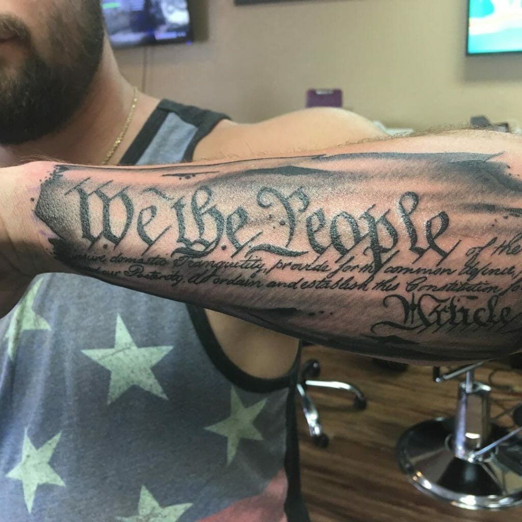 Constitution We The People Tattoos Outsons