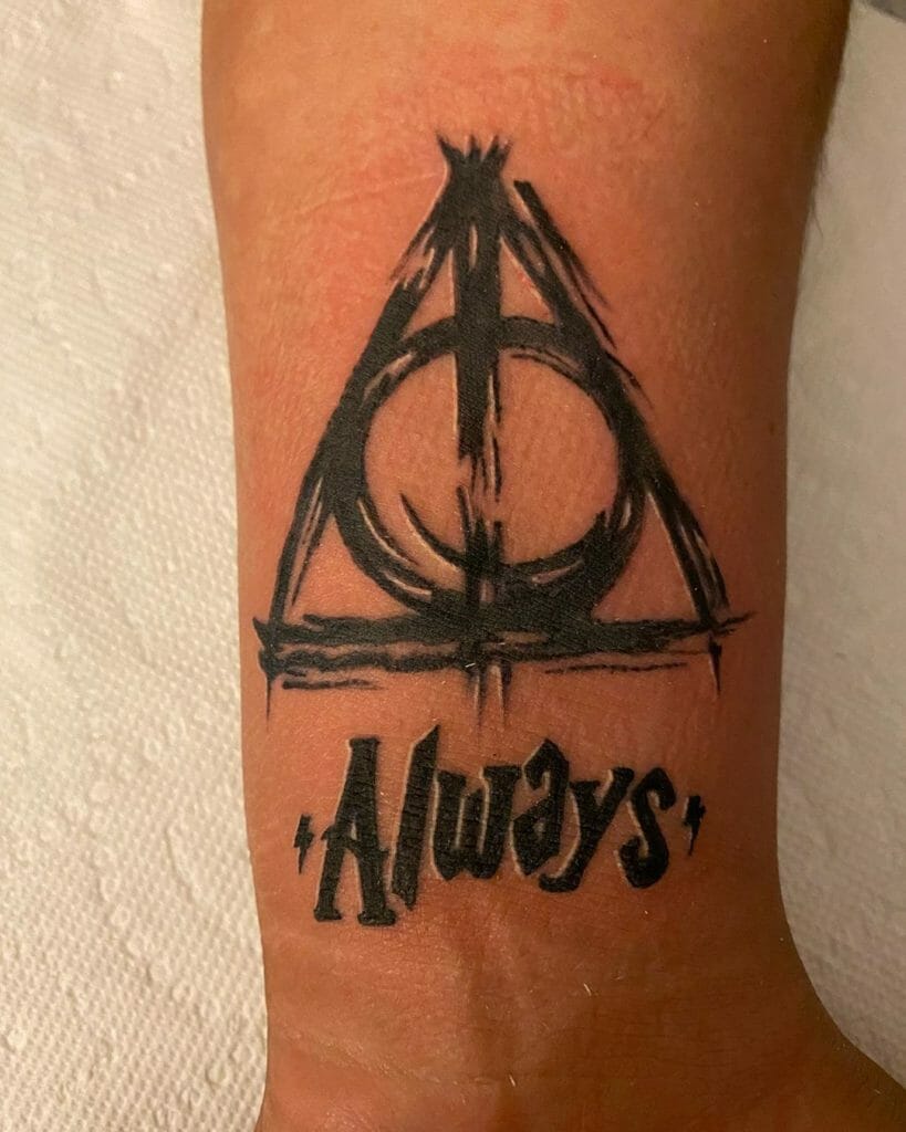 Deathly Hallows Tattoo Always Outsons