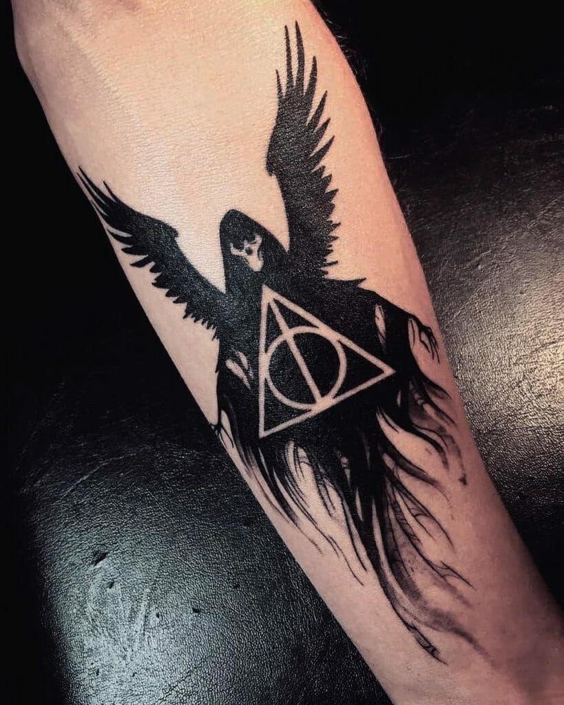 Deathly Hallows Tattoo Wrist 4 Outsons