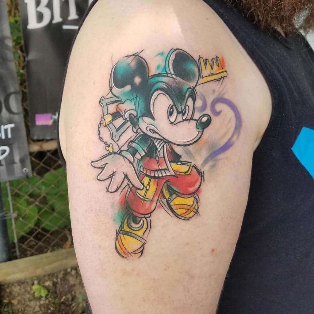 Disney Mickey KH Tattoo Outsons