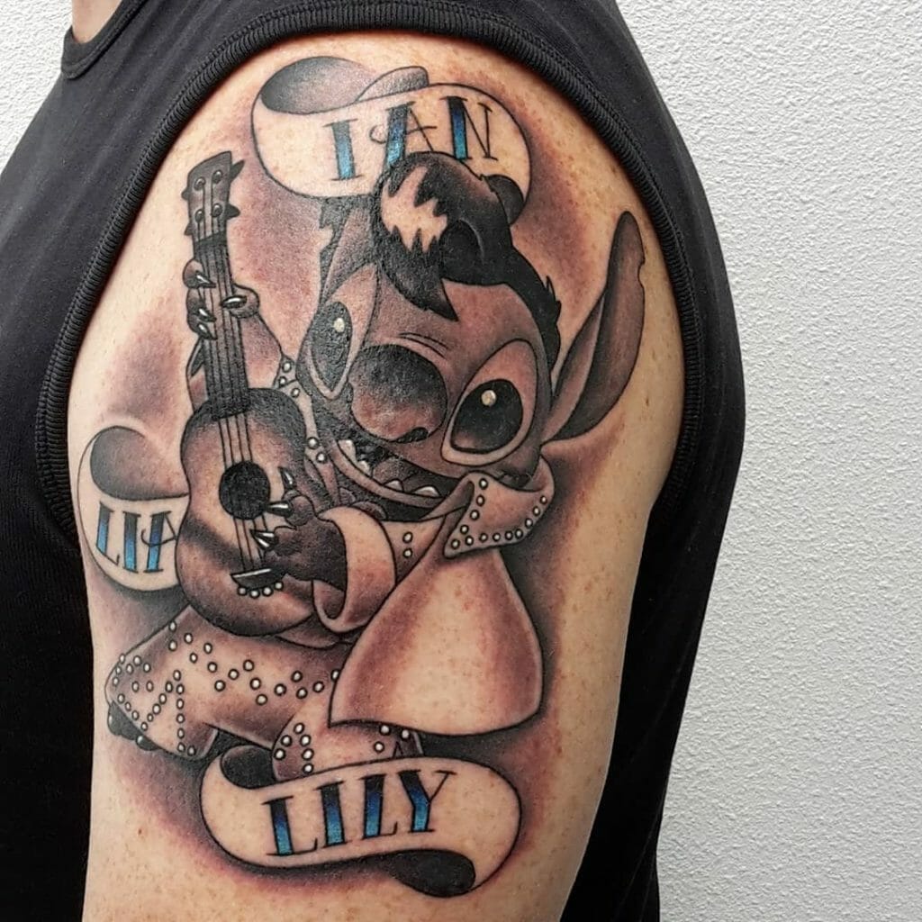 Elvis Stitch Tattoo Design Outsons