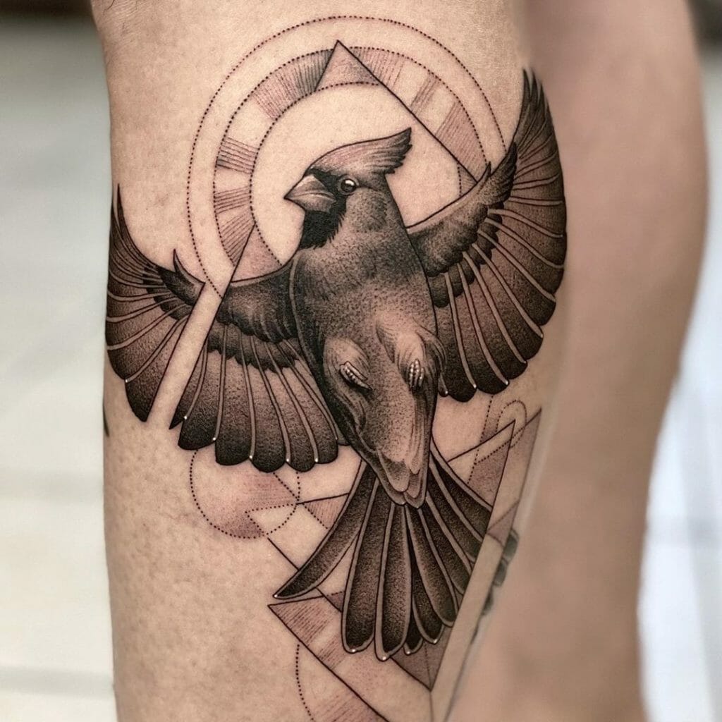 Flying Cardinal Tattoo Outsons