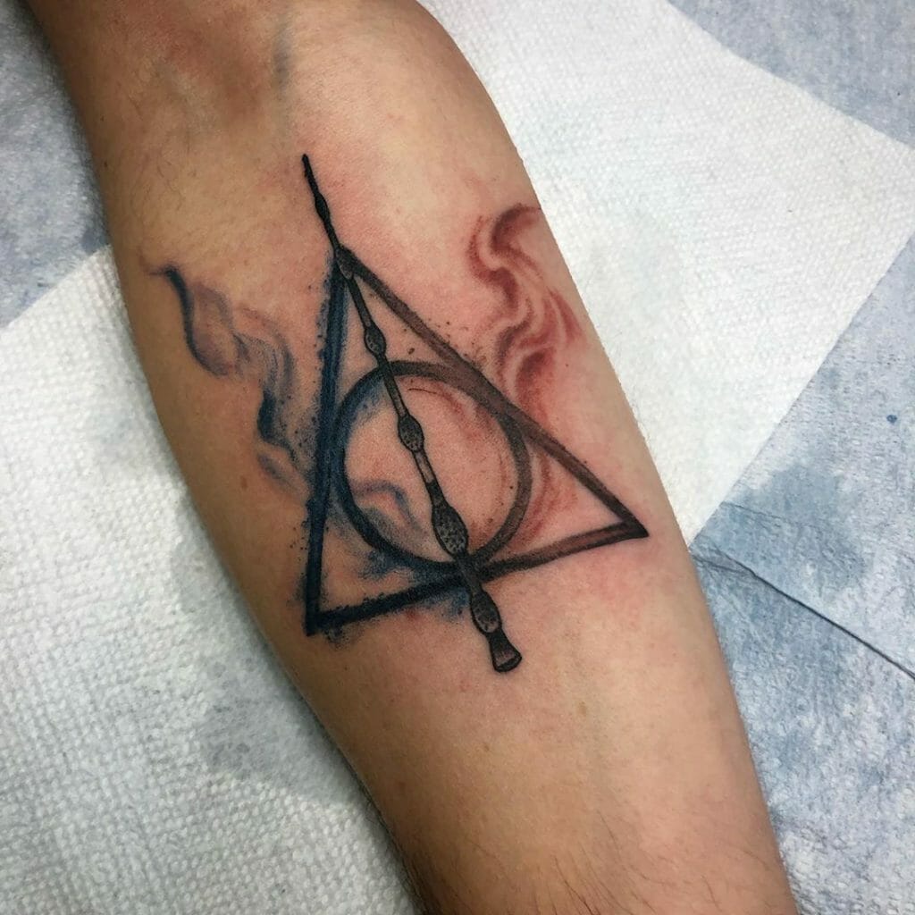Harry Potter Deathly Hallows Symbol Tattoo Outsons