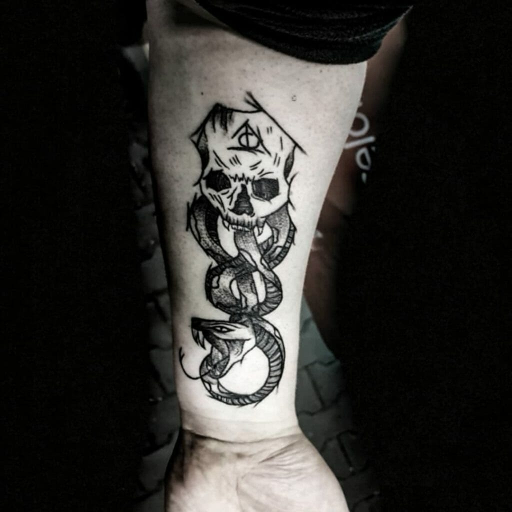 Harry Potter Skull and Snake Tattoo Outsons