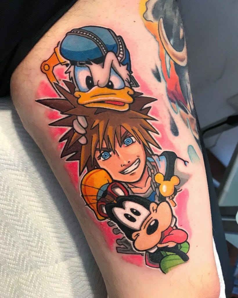 Kingdom Hearts Characters Tattoo Outsons