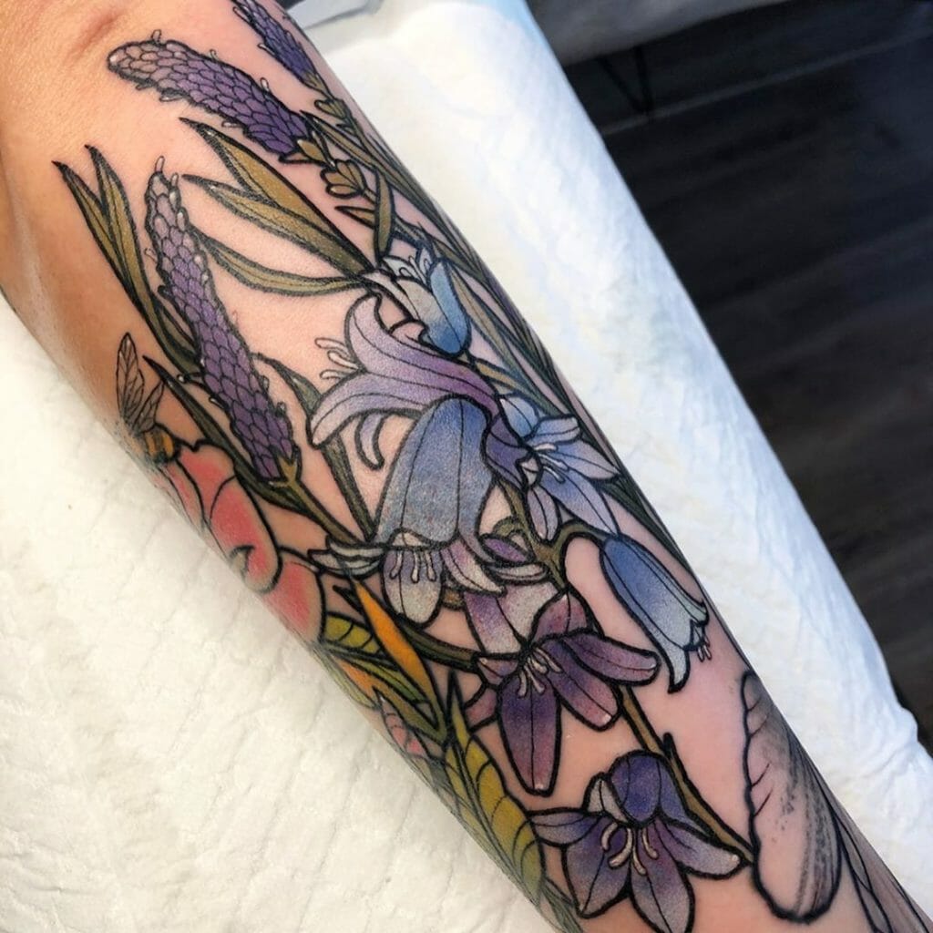 Lavender Plant Tattoo Sleeve Outsons