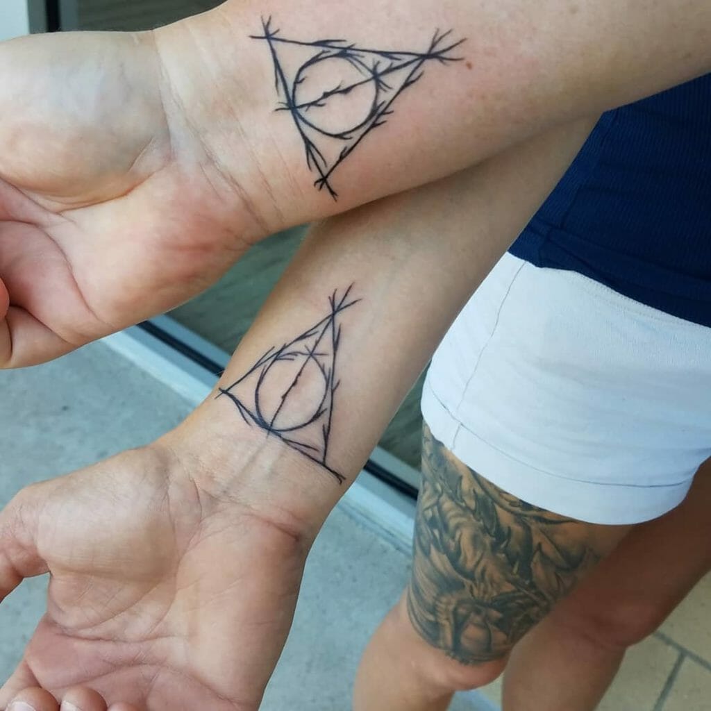 Matching Deathly Hallows Tattoo Ideas Outsons