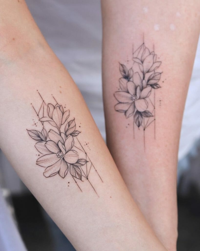 Matching Lotus Tattoo Black Design Outsons
