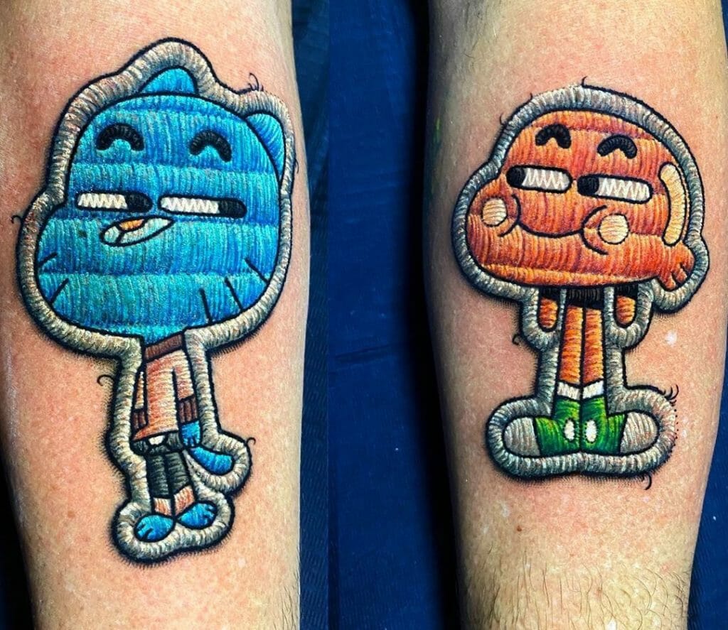 Matching Stitching Tattoo Designs Outsons