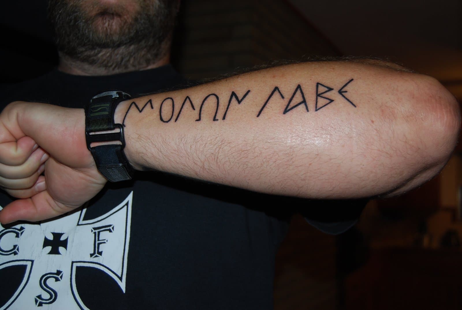 Meaning of Molon Labe Tattoo