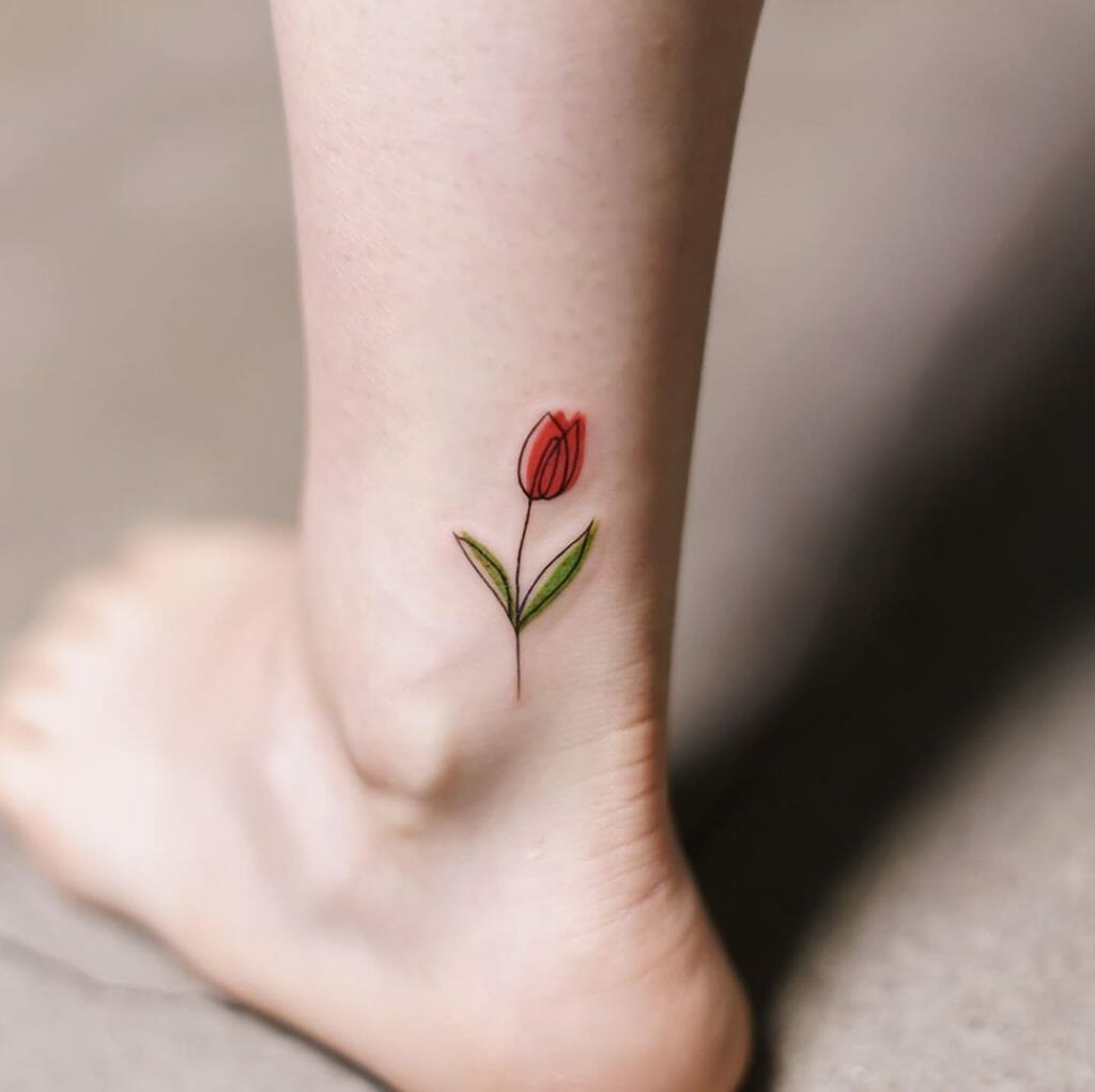101 Amazing Tulip Tattoo Designs You Need To See! - Outsons