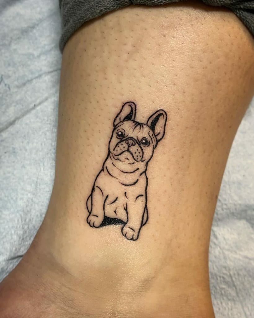 Small Dog Tattoo Outline Outsons