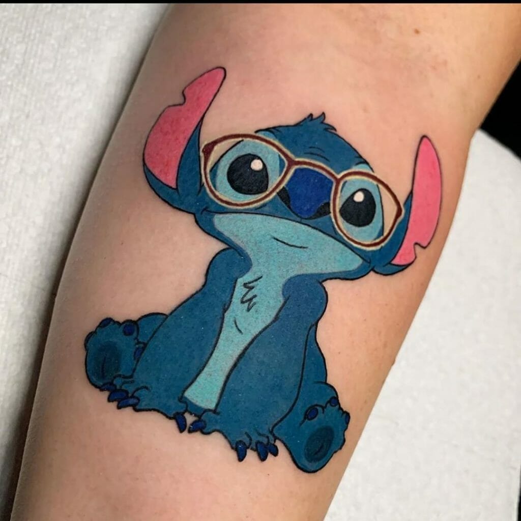 Stitch with Glasses Tattoo 1 Outsons