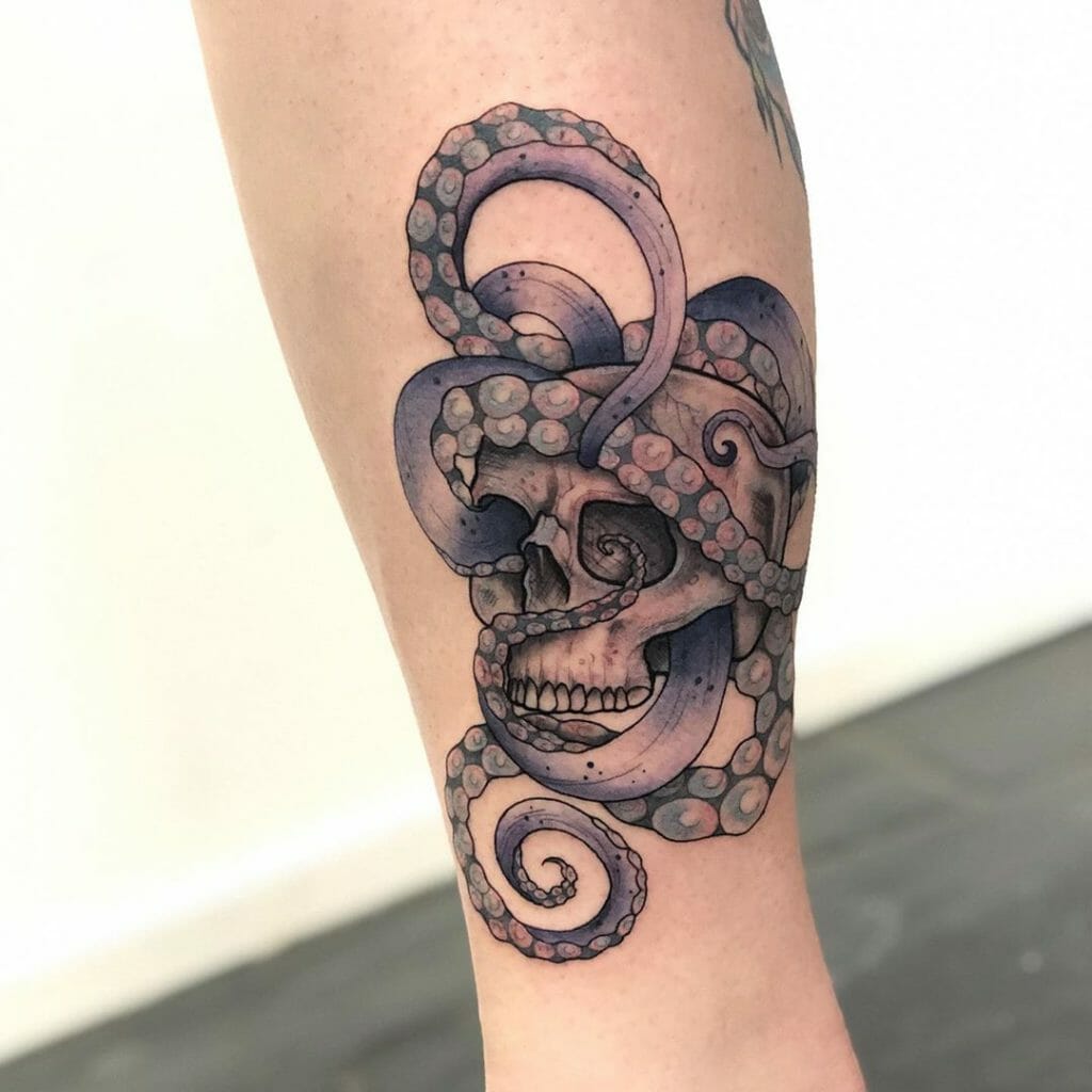 Tentacle and Skull Tattoo Outsons
