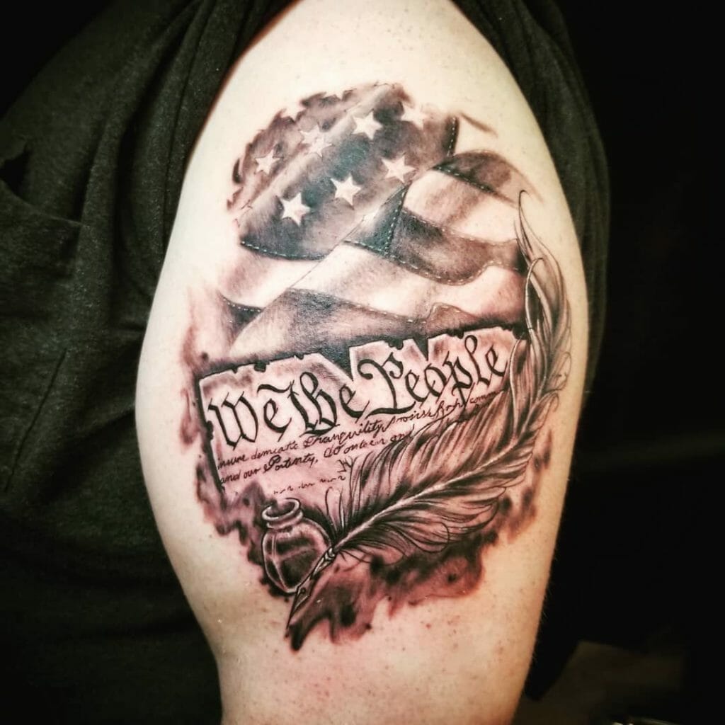 The United States We The People Tattoo Ideas 1 Outsons