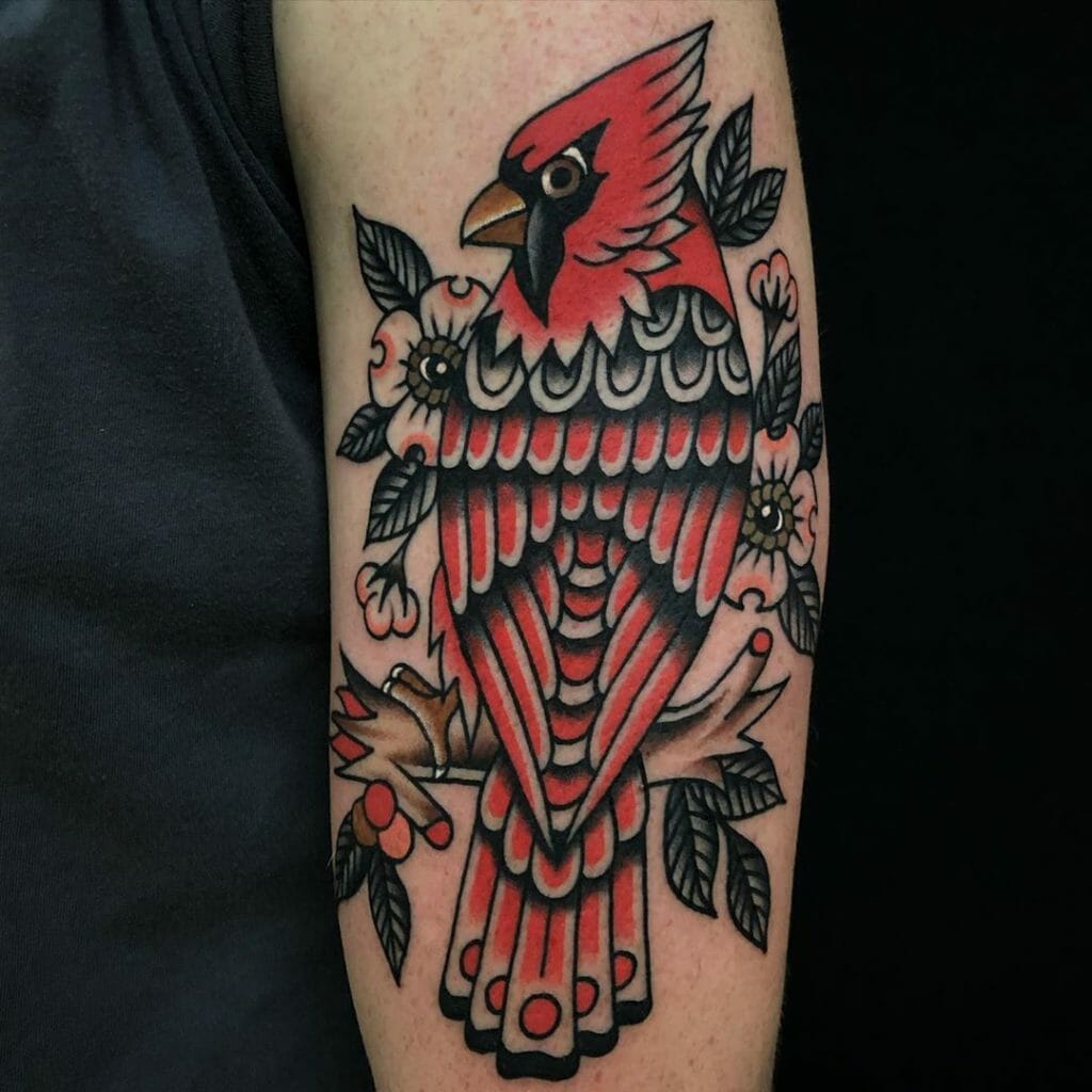 Traditional Cardinal Tattoo Outsons