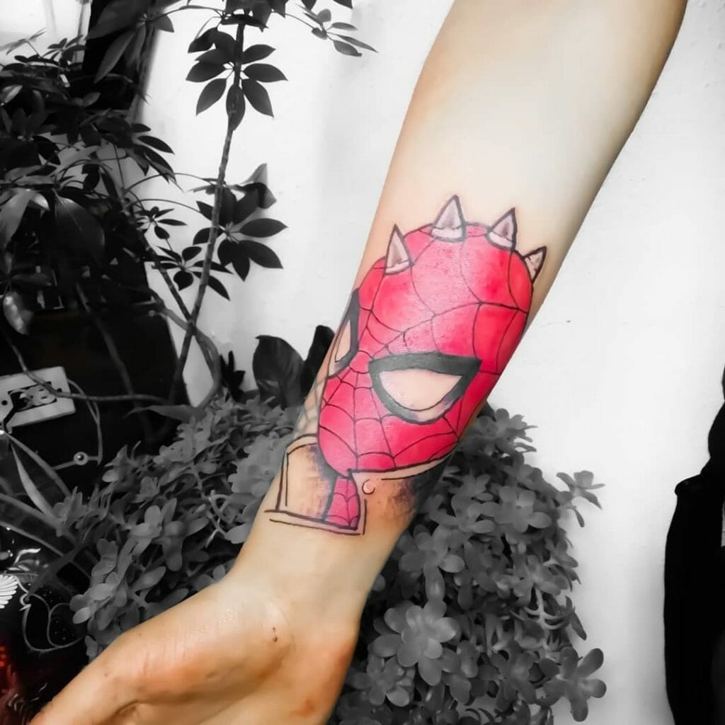 Wrist Spiderman Tattoo Design Ideas 1 Outsons