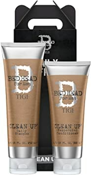 Bed Head for Men by Tigi Clean Up Mens Daily Shampoo and Conditioner Pack of 2