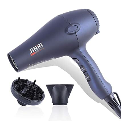 1800W Hair Dryer, Negative Ionic Blow Dryer Professional Salon Hair Blow Dryer Lightweight Fast Dry Low Noise