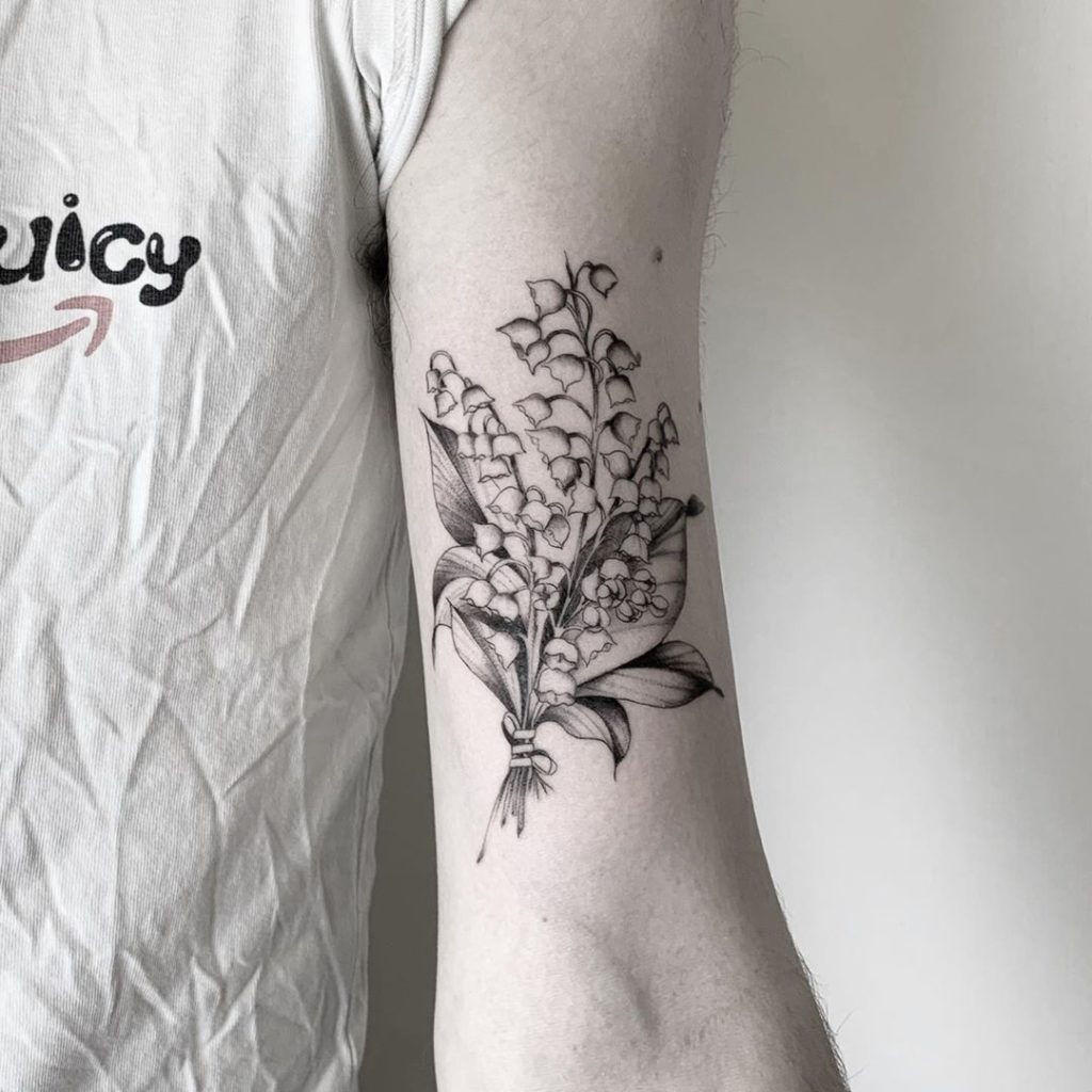 lily of the valley tattoo