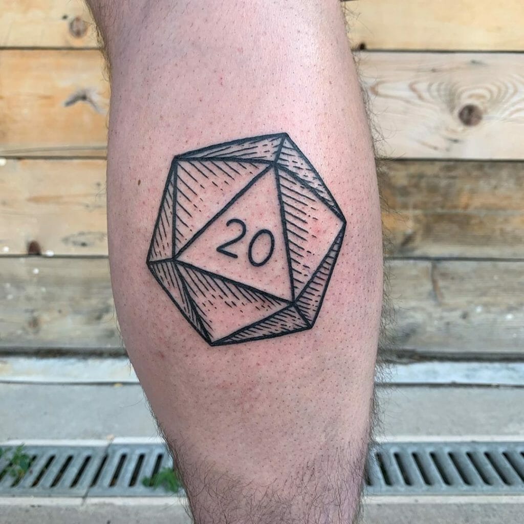 d20 tattoo