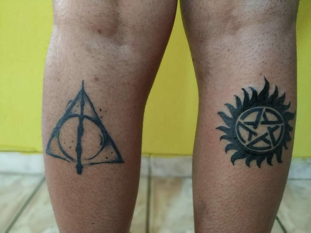 Anti Possession Supernatural Tattoo & Harry Potter Symbol