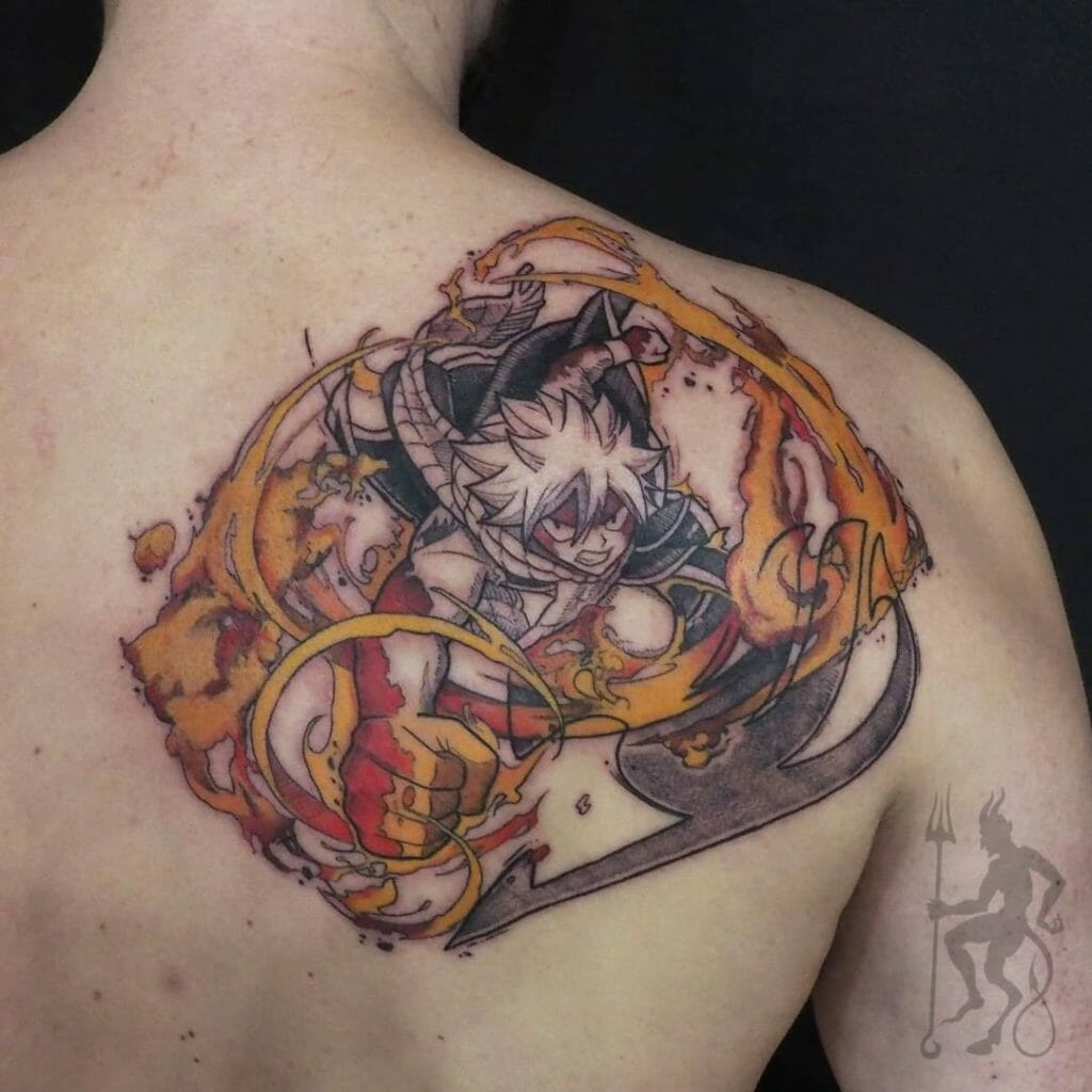 Back Fairy Tail Tattoo