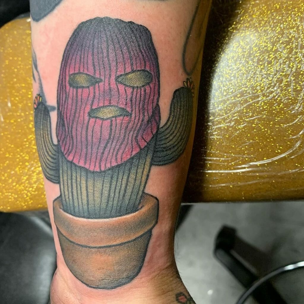 Bandit Cactus Tattoo