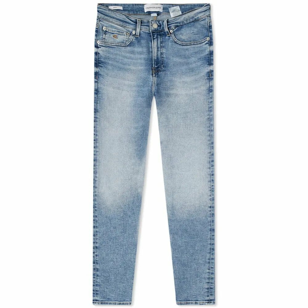 CALVIN KLEIN 016 SKINNY BLEACHED WASH JEANS