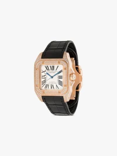 Customised Cartier Santos 100 Watch
