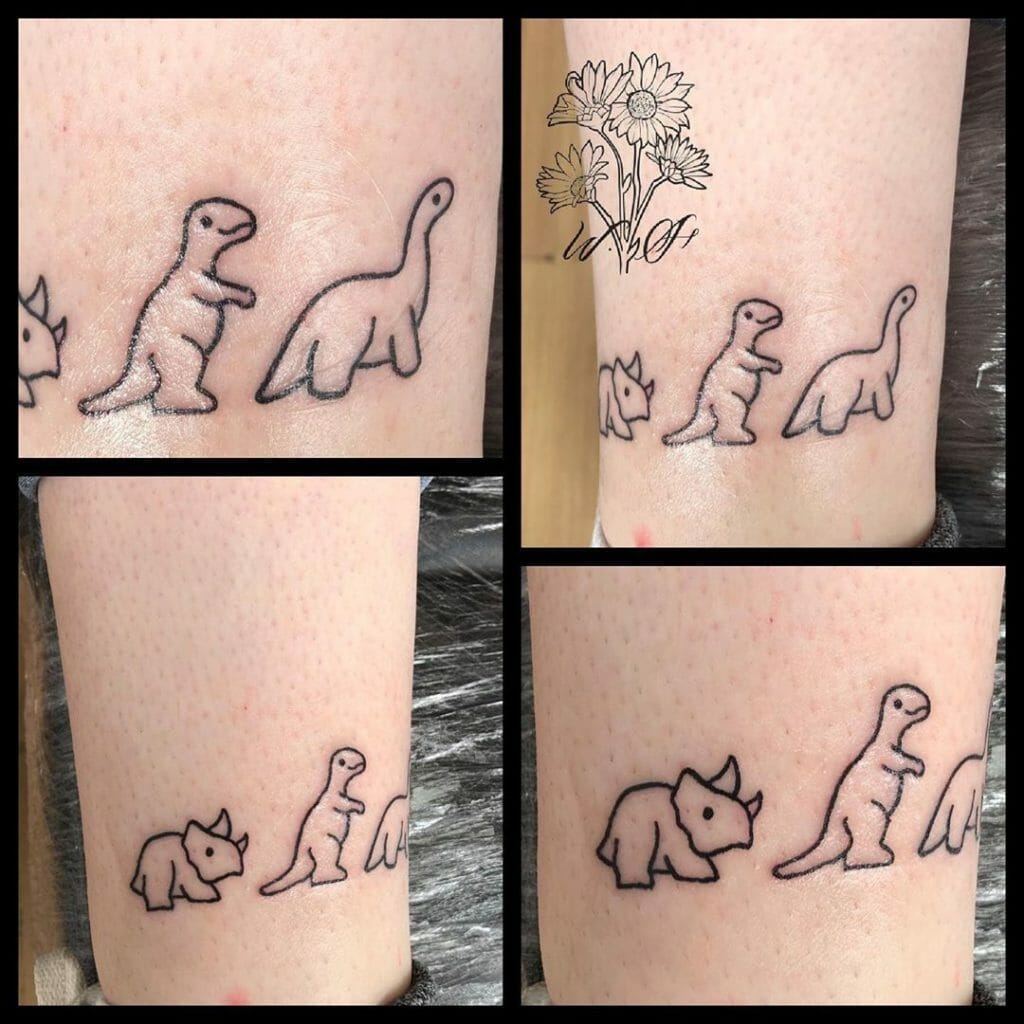 Cute Dinosaur Tattoos Kingdom