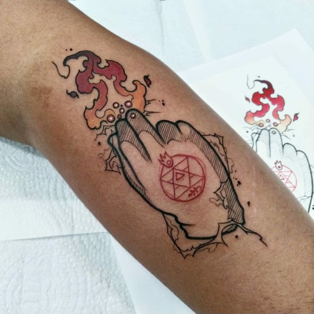 Flame Alchemist Tattoo