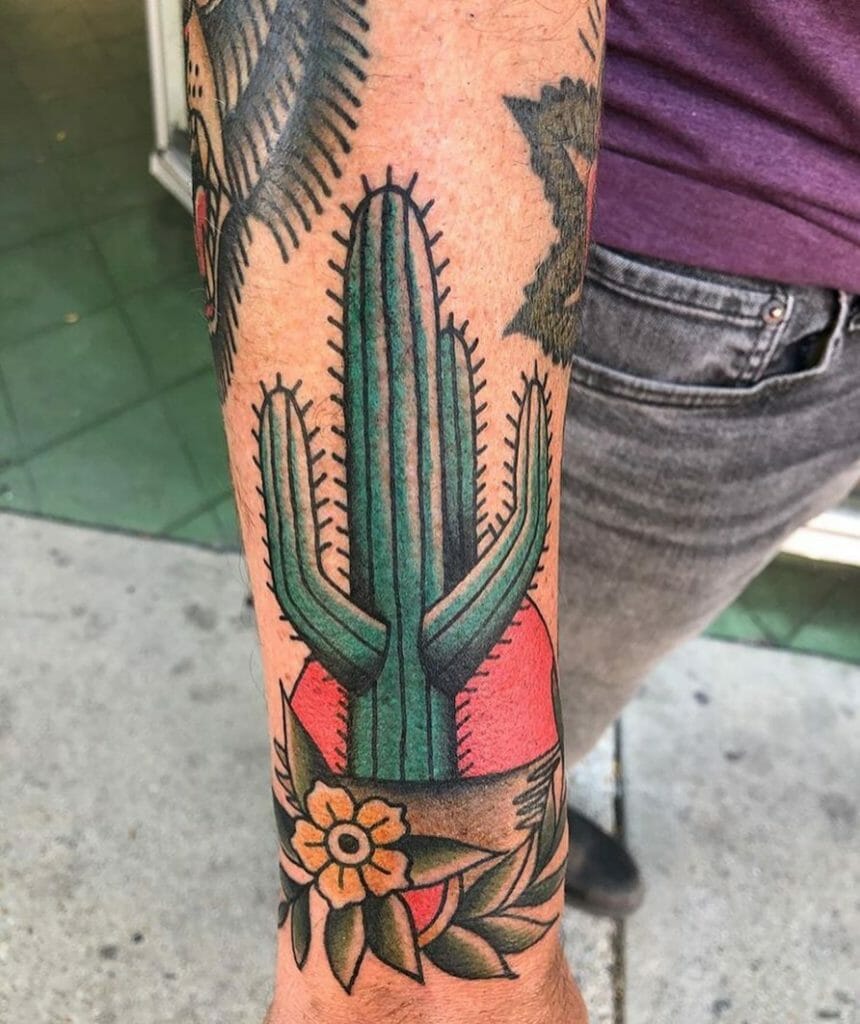 Giant Cactus Tattoo