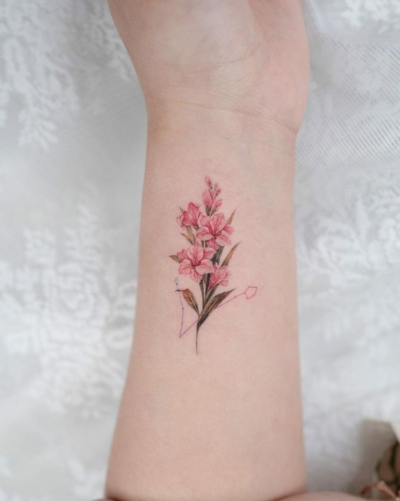 Gladiolus Tattoo Small