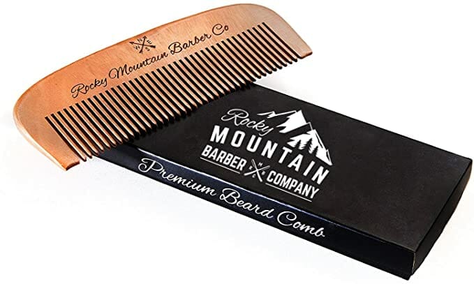 Hair Comb - Wood with Anti-Static & No Snag Handmade Brush for Beard, Head Hair