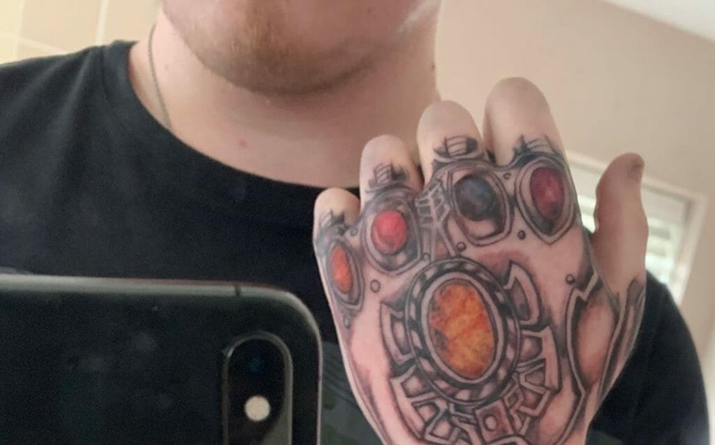 Infinity Gauntlet Avenger Tattoo