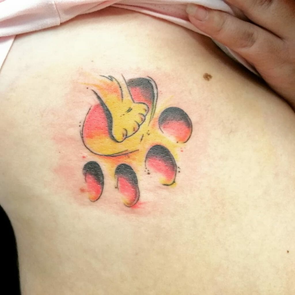 Lion King Paw Print Tattoo