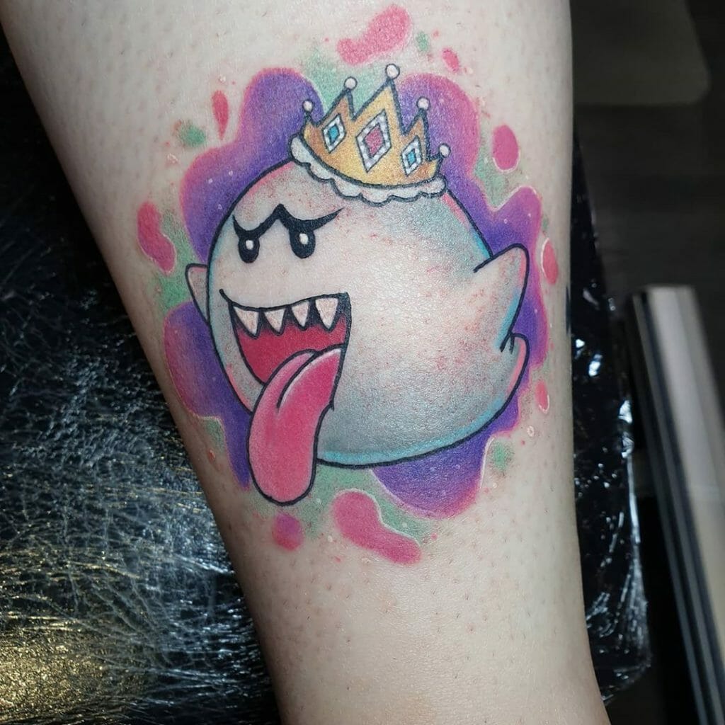 Mario Ghost Tattoo