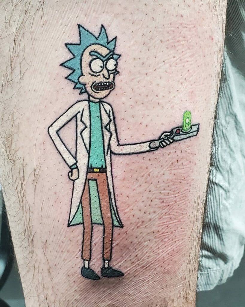Rick And Morty Tattoo Design Outsons