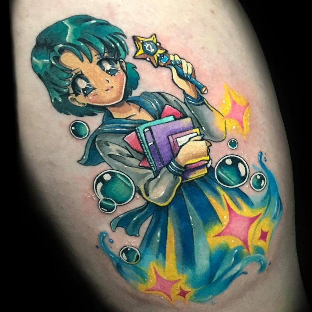 Sailor Mercury Tattoo