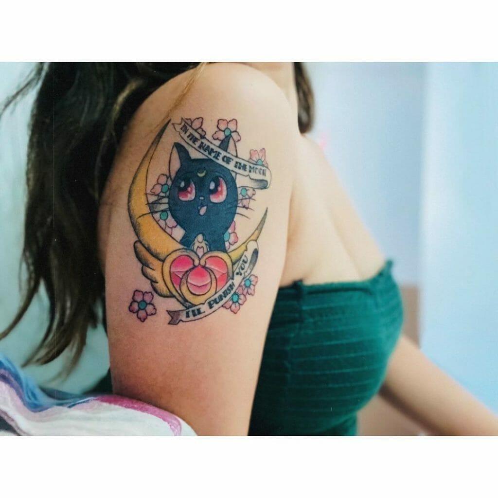 Sailor Moon Luna Tattoo
