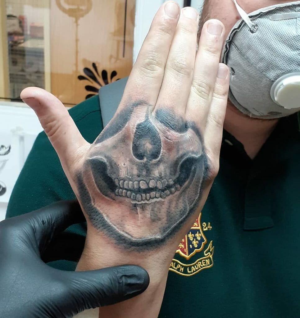 Skull Tattoos On Hand